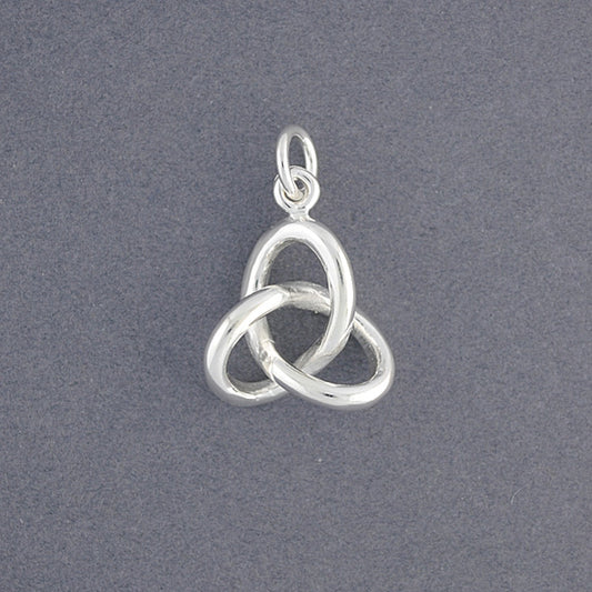 Sterling Silver 3D Trinity Knot Pendant