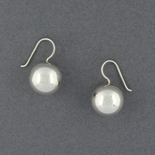 Sterling Silver Sphere Dangle Earrings