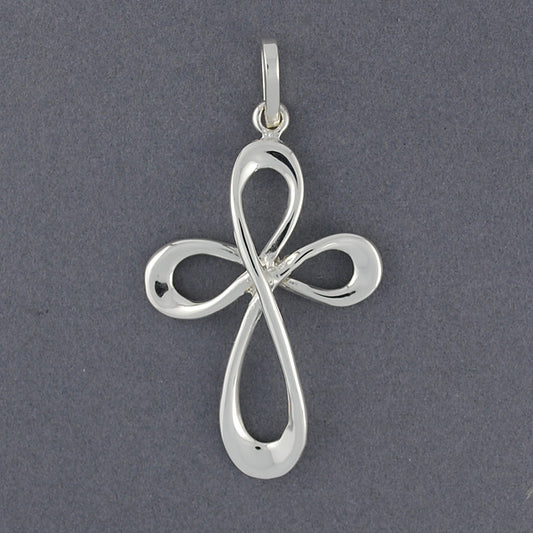 Sterling Silver Large Endless Cross Pendant