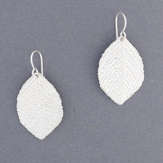 Sterling Silver Leaf Earrings