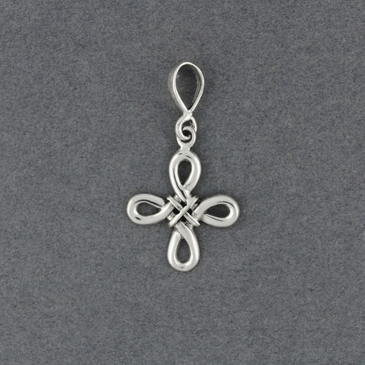 Sterling Silver Small Looped Knot Pendant
