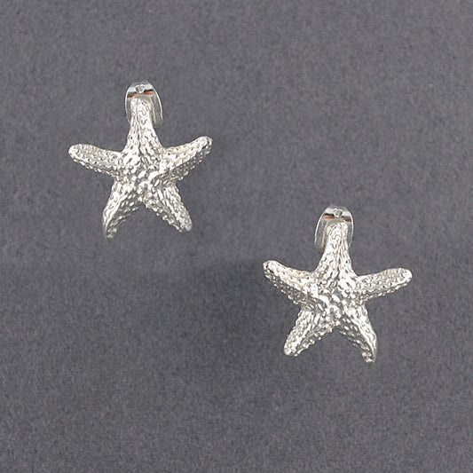 Sterling Silver Starfish Stud Earrings