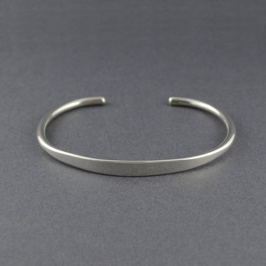 Sterling Silver Thin Traditional Cuff