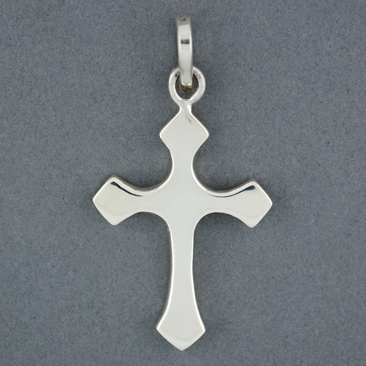 Sterling Silver Stylized Cross