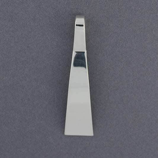Sterling Silver Modern Curve Pendant