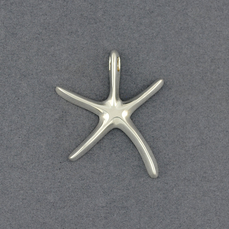 Sterling Silver Large Starfish Pendant