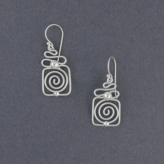 Sterling Silver Squiggle Dangle