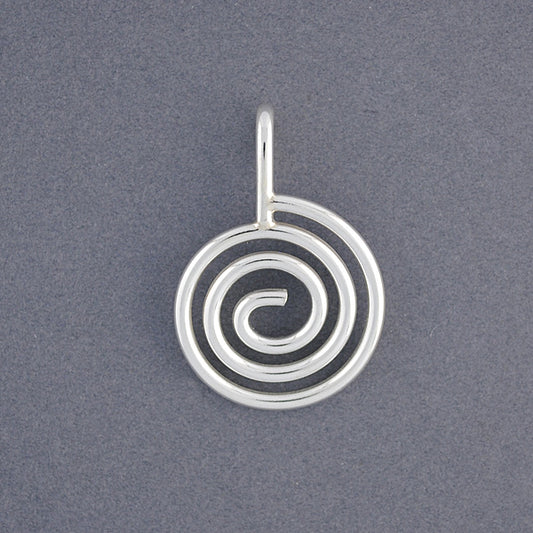 Sterling Silver Spiral Pendant