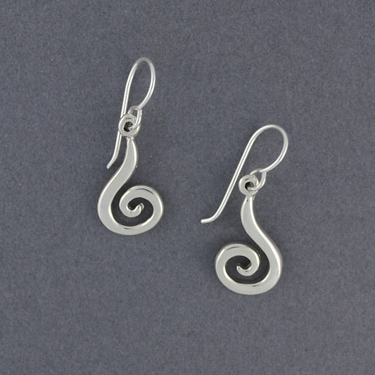 Sterling Silver Long Spiral Dangles