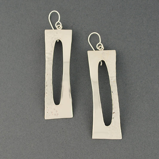 Sterling Silver Textured Earrings