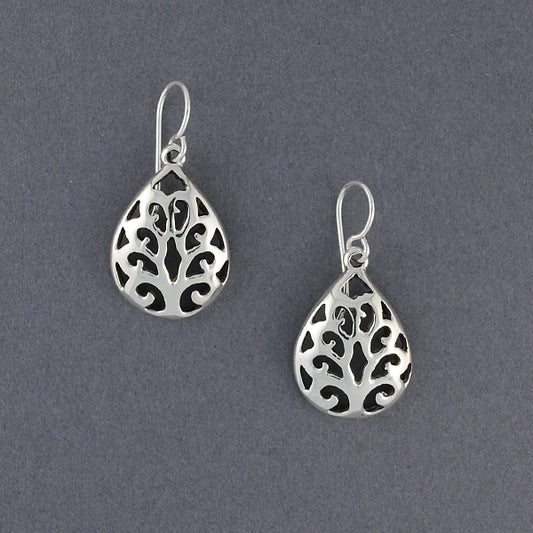 Sterling Silver Cutout Dangles