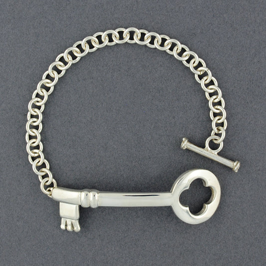 Sterling Silver Key Link