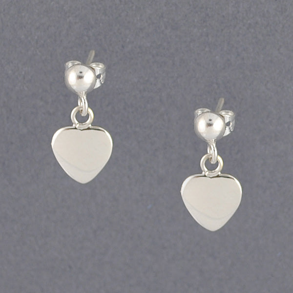 Orecchini A Cuore In Argento Sterling 925 - Piccoli E Delicati - Regalo Con Confezione