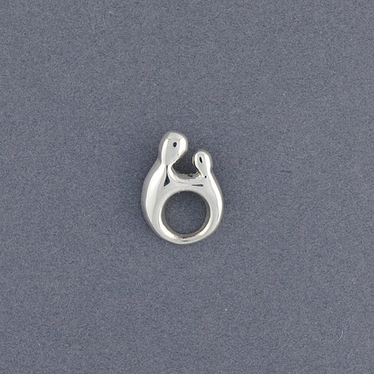 Sterling Silver Mother and Child Pendant
