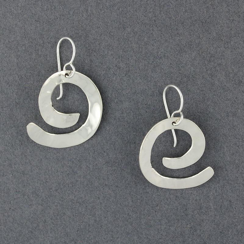 Currell Silver Sterling Silver Hammered Thick Spiral – Green River Silver Co.