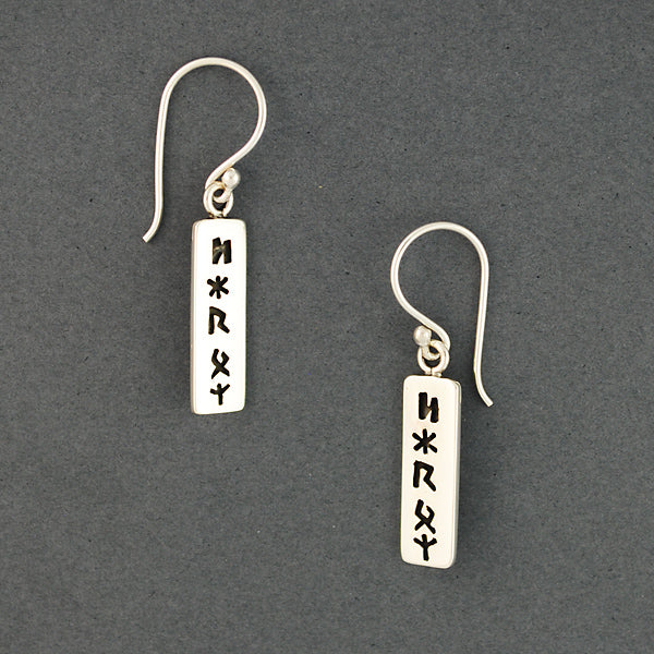 Narragansett Rune Stone Earrings