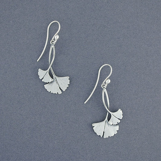 Ginkgo Leaf Earrings