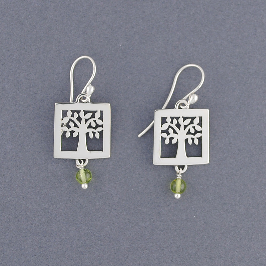 Tree of Life with Stone Earrings