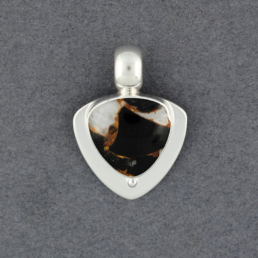 Trillion Dalmation Stone Pendant