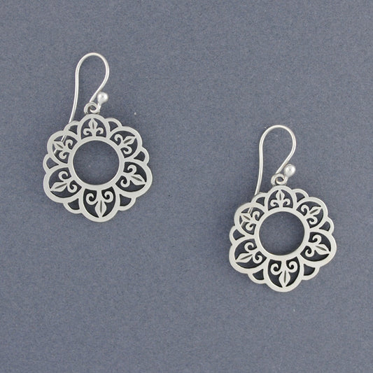 Ornate Flower Earrings