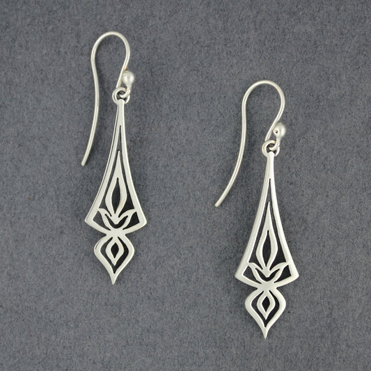 Long Ornate Arrow Earrings