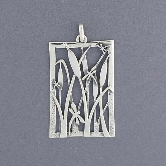 Dragonfly and Reeds Pendant