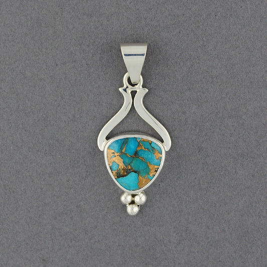 Granulated Turquoise Pendant