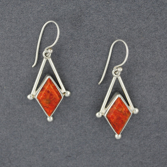 Imperial Coral Earrings