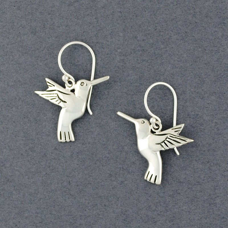 Sterling Silver Hummingbird Earrings