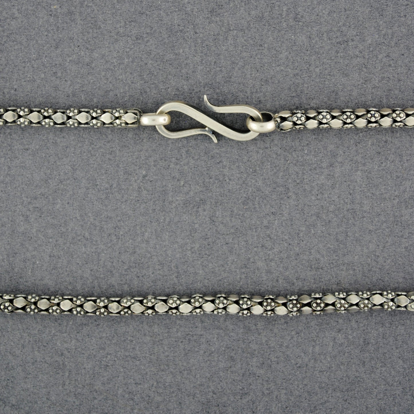 Kohkan Vintage Detailed Sterling Silver Chain