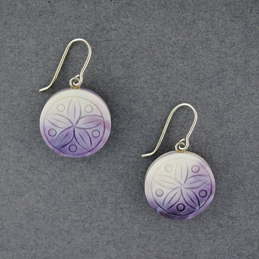 Wampum Sanddollar Earrings