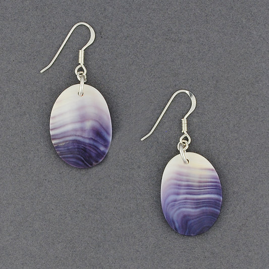 Wampum Free Form Earring