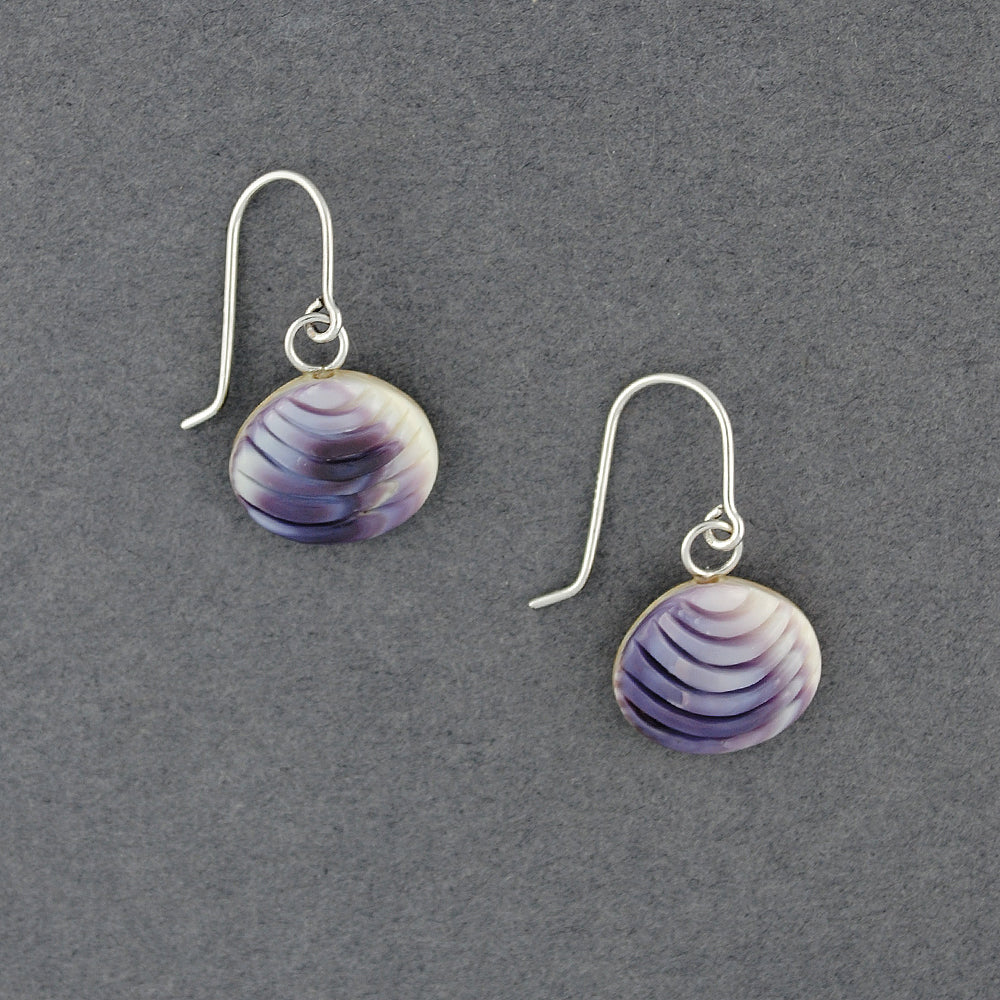 Wampum Quahaug Earrings