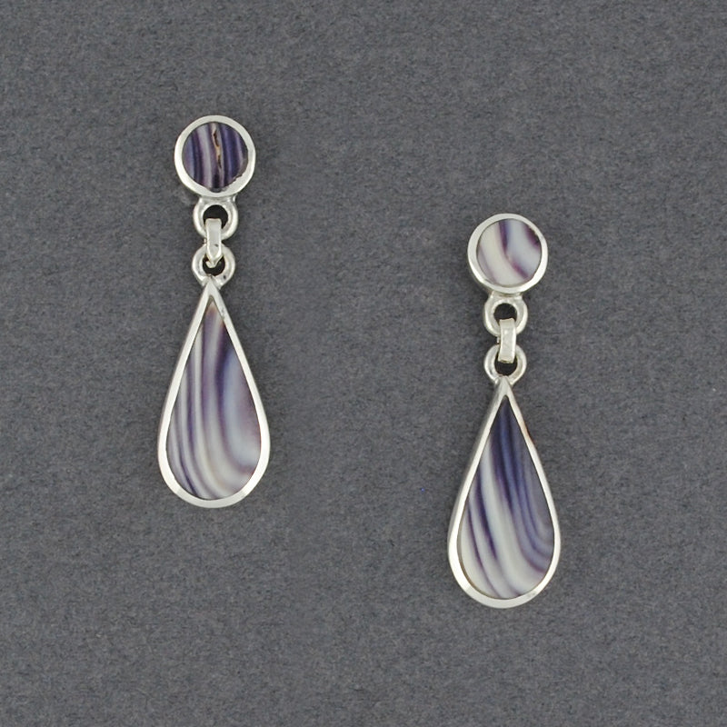 Wampum Teardrop Earring