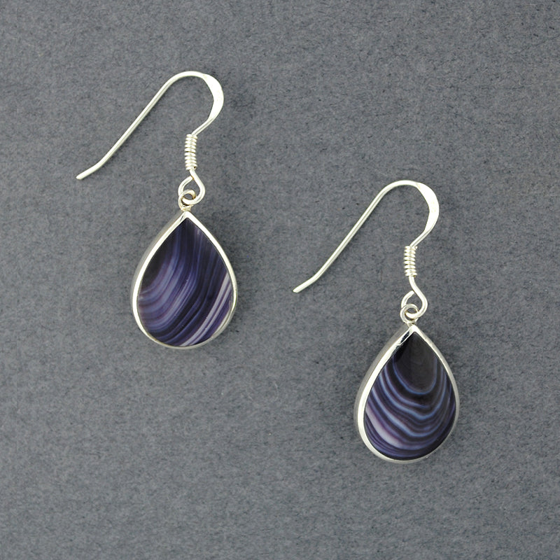 Wampum Large Teardrop Earrings