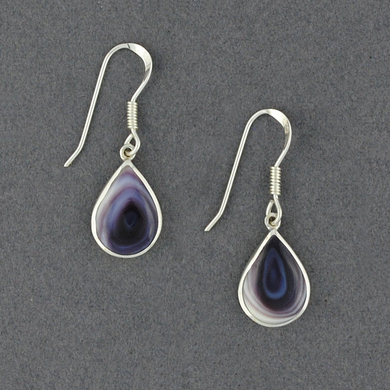 Wampum Teardrop Dangle Earring