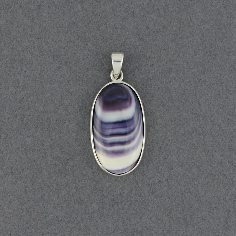 Wampum Large Oval Bezel Pendant