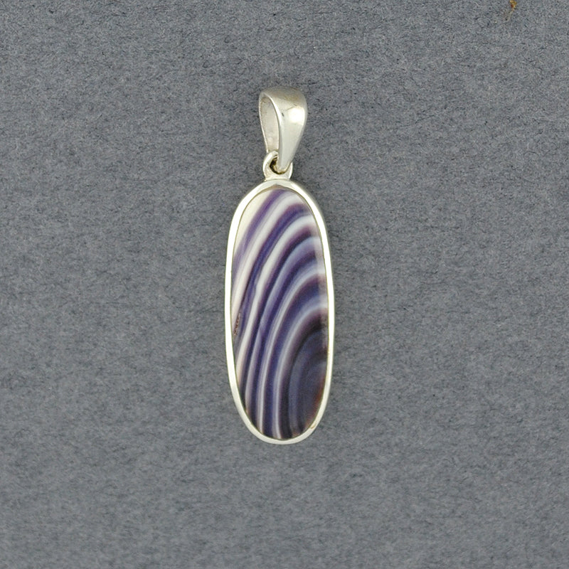 Wampum Long Oval Pendant