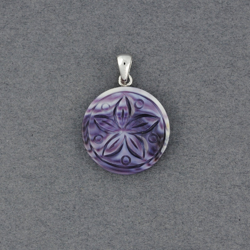 Wampum Sanddollar Pendant