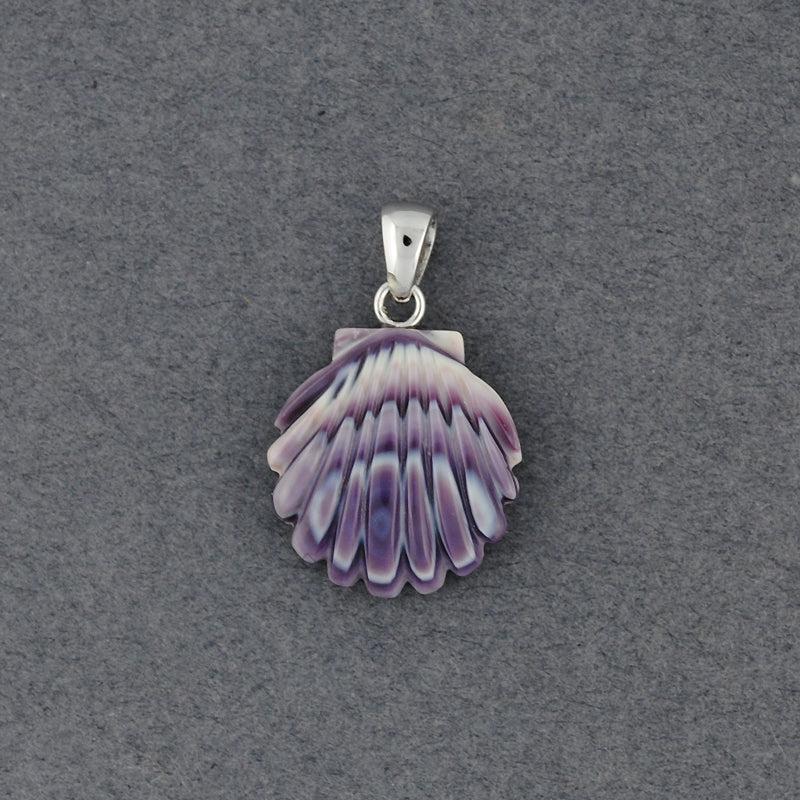 Wampum Medium Scallop Pendant