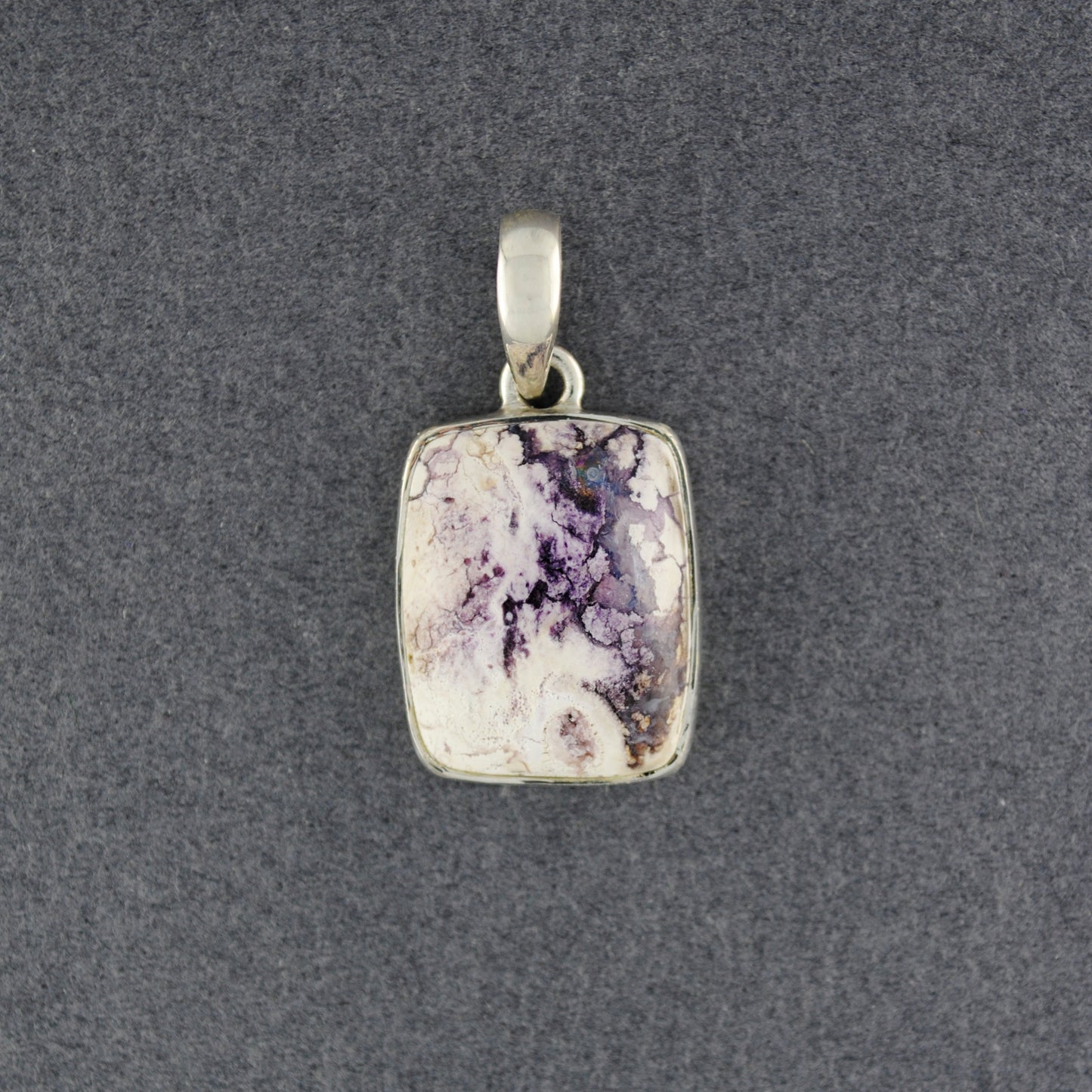 Sterling Silver Small Tiffany Stone Pendant