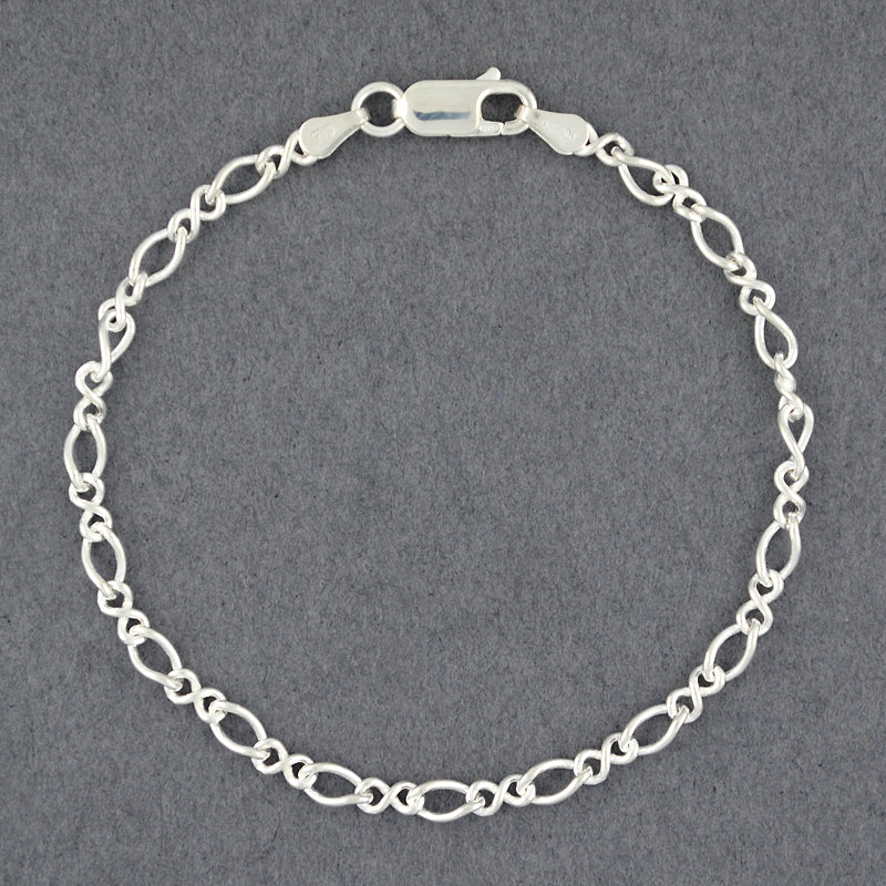 Sterling Silver Figure Eight Bracelet