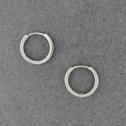 Sterling Silver 16mm Huggie Earrings
