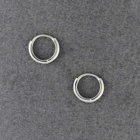Sterling Silver 9 mm Huggie Earrings