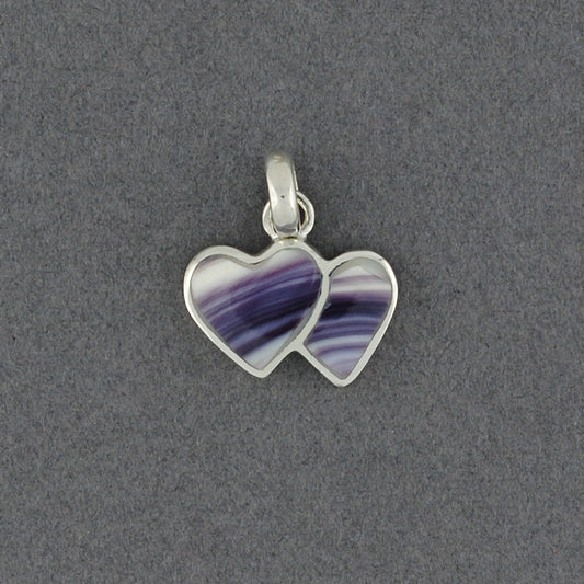 Wampum Two Hearts Pendant