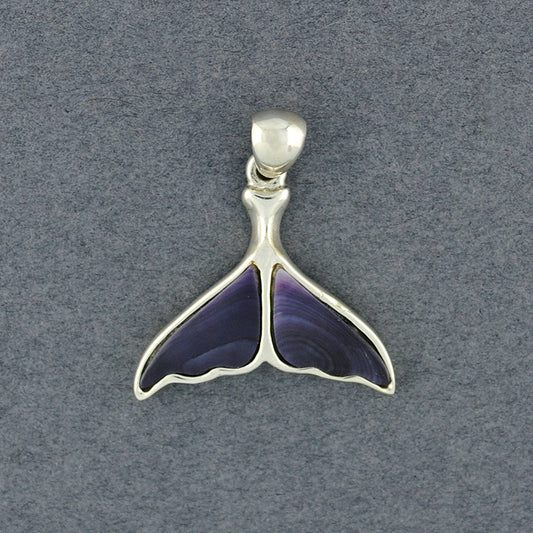 Wampum Whale Tail Pendant