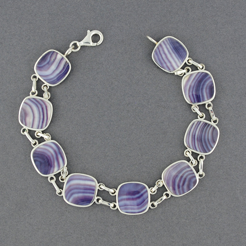 Wampum Square Link Bracelet