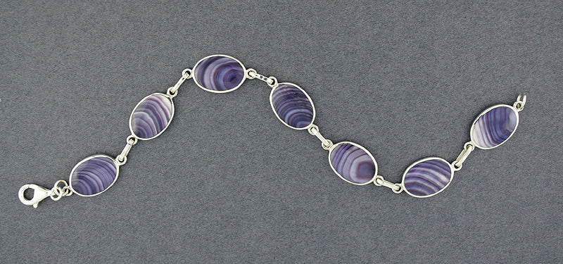 Wampum Oval Link Bracelet