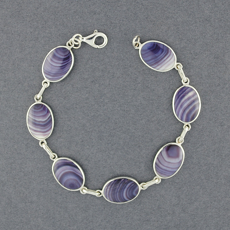 Wampum Oval Link Bracelet