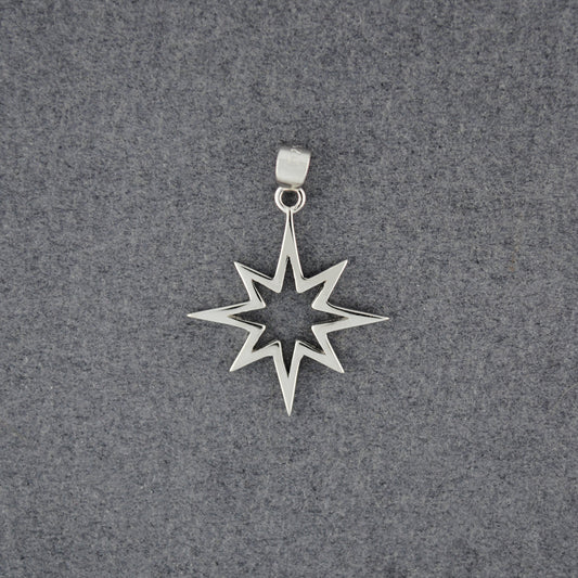 Sterling Silver Mini Starburst Pendant